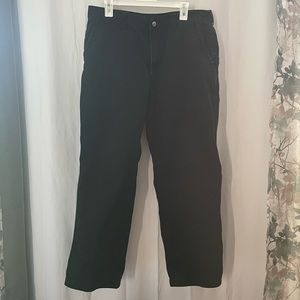 Duluth Trading Twill Carpenter Pants Black 38x32 discontinued. Used.